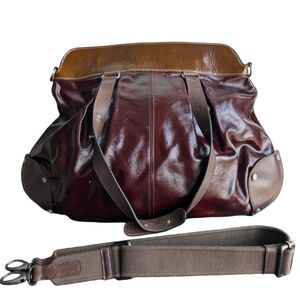 Rare Vintage Marni Patent Leather Colour Block Bubble Bag Shoulder/Crossbody